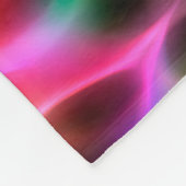 Bloemen in abstract pastelkleurkussen fleece deken (Hoek)