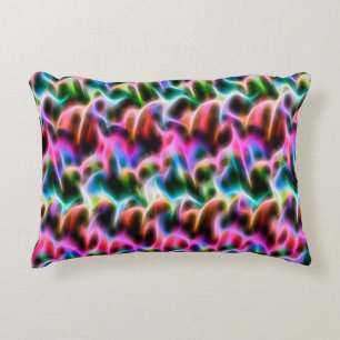 Bloemen in abstracte pastelkleur accent kussen