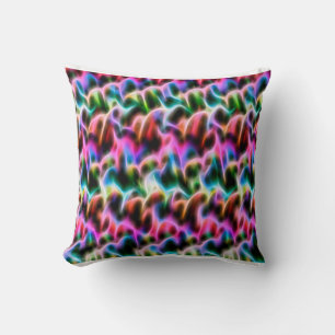 Bloemen in abstracte pastelkleur kussen
