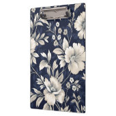 Bloemen in blauw klembord (Links)