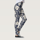 Bloemen in blauw leggings (Rechts)