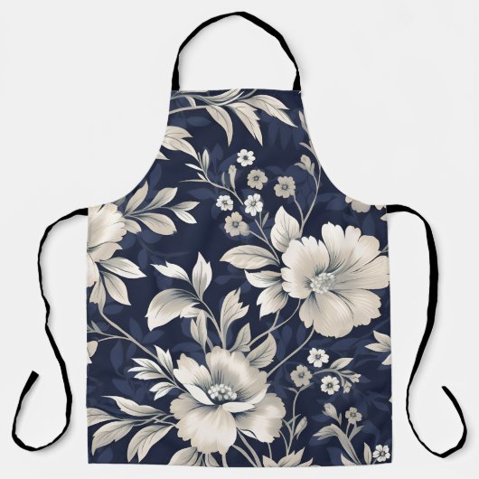 Bloemen in blauw schort (Voorkant)