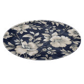 Bloemen in blauw snijplank (Hoek)