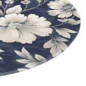 Bloemen in blauw snijplank (Hoek)