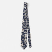 Bloemen in blauw stropdas (Voorkant)