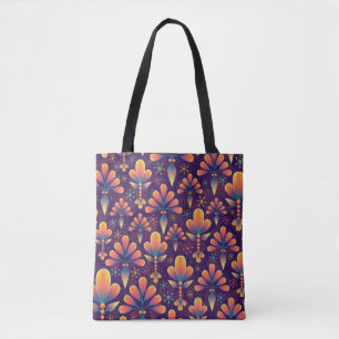 bloemen in bloei canvas tas