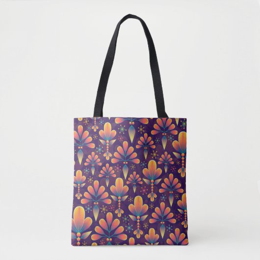 bloemen in bloei canvas tas (Voorkant)