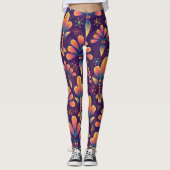 bloemen in bloei leggings (Voorkant)