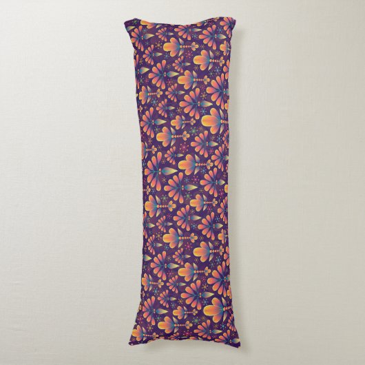 bloemen in bloei lichaamskussen (Voorkant Verticaal)