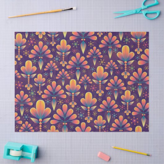 Bloemen in bloei tissue papier (Craft)