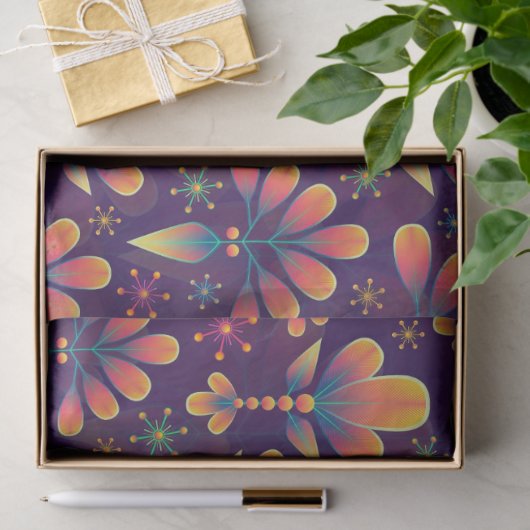 Bloemen in bloei tissue papier (Geschenk)