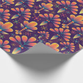 bloemen in bloei verpakkingspapier cadeaupapier (Hoek)