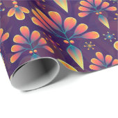 bloemen in bloei verpakkingspapier cadeaupapier (Rol Hoek)