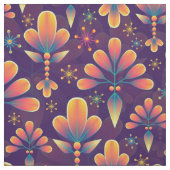 bloemen in bloeiweefsel stof (Swatch)
