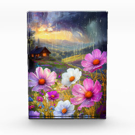 Bloemen in blok: een artistiek display fotoblokken