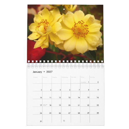 Bloemen in Bloom 2012 Agenda Kalender (Jan 2027)
