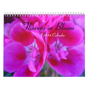 Bloemen in Bloom 2014 Kalender