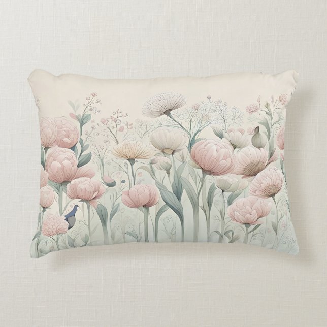 Bloemen in Bloom Accent Kussen (Voorkant)