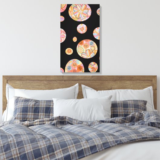 Bloemen in Bloom Canvas Print (Insitu (Slaapkamer))