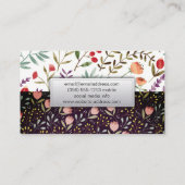 Bloemen in Bloom Visitekaartje (Achterkant)