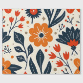 Bloemen in cadeaupapier (Vlak)