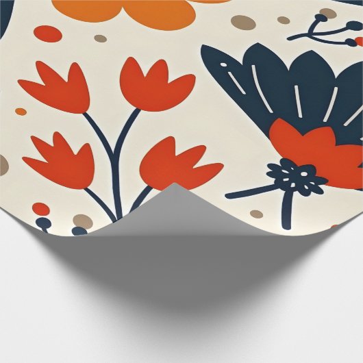 Bloemen in cadeaupapier (Hoek)