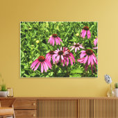 Bloemen in Chateau Morrisette Winery, Floyd, VA Canvas Afdruk (Insitu (Woonkamer))