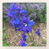 Bloemen in Chateau Morrisette Winery, Floyd, VA Glazen Onderzetter (Voorkant)