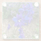 Bloemen in Chateau Morrisette Winery, Floyd, VA Glazen Onderzetter (Achterkant)