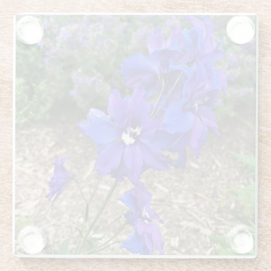 Bloemen in Chateau Morrisette Winery, Floyd, VA Glazen Onderzetter (Achterkant)