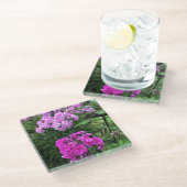 Bloemen in Chateau Morrisette Winery, Floyd, VA Glazen Onderzetter (Schuin)