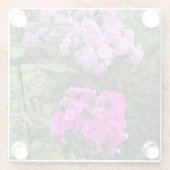 Bloemen in Chateau Morrisette Winery, Floyd, VA Glazen Onderzetter (Achterkant)