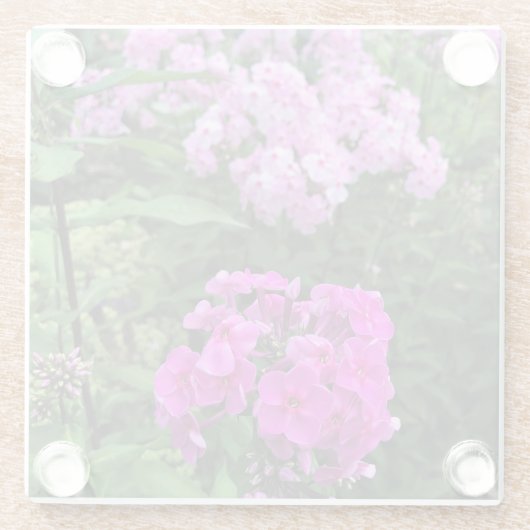 Bloemen in Chateau Morrisette Winery, Floyd, VA Glazen Onderzetter (Achterkant)