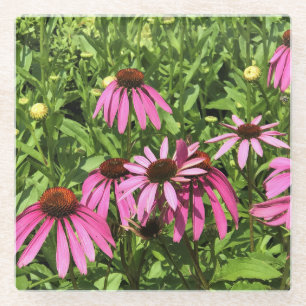 Bloemen in Chateau Morrisette Winery, Floyd, VA Glazen Onderzetter