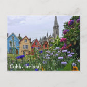 Bloemen in Cobh, Briefkaart Ierland (Voorkant)