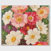 Bloemen in Colorful Bloom Cadeaupapier (Vlak)