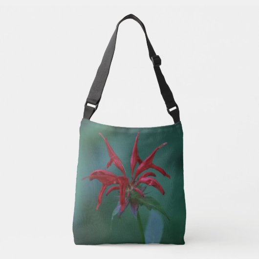 Bloemen in de bergen dubbelzijdig crossbody tas (Voorkant)