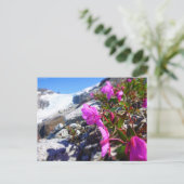 Bloemen in de Gilkey-moersleutel Briefkaart (Staand voorkant)