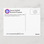 Bloemen in de Gilkey-moersleutel Briefkaart (Achterkant)