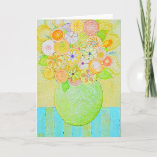 Bloemen in de hemel kaart (Voorkant)