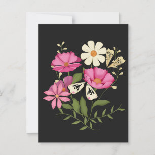 Bloemen in de lente briefkaart