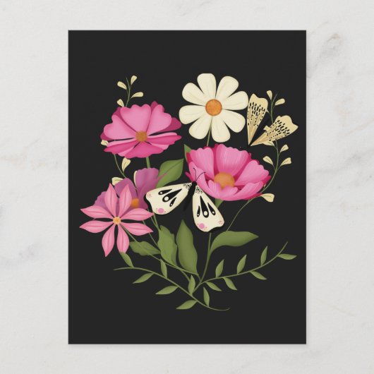 Bloemen in de lente briefkaart (Voorkant)