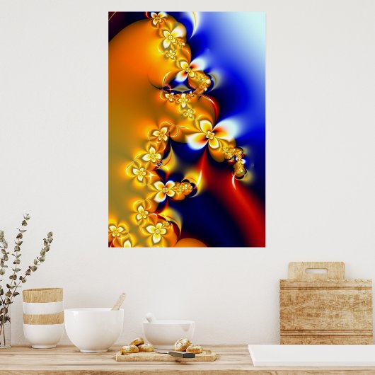 Bloemen in de lente poster (Keuken)