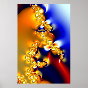 Bloemen in de lente poster
