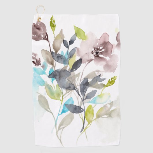 Bloemen in de Mix Golfhanddoek (Voorkant)