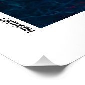 Bloemen in de nacht perfect poster (Hoek)