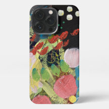 Bloemen in de Night iPhone case