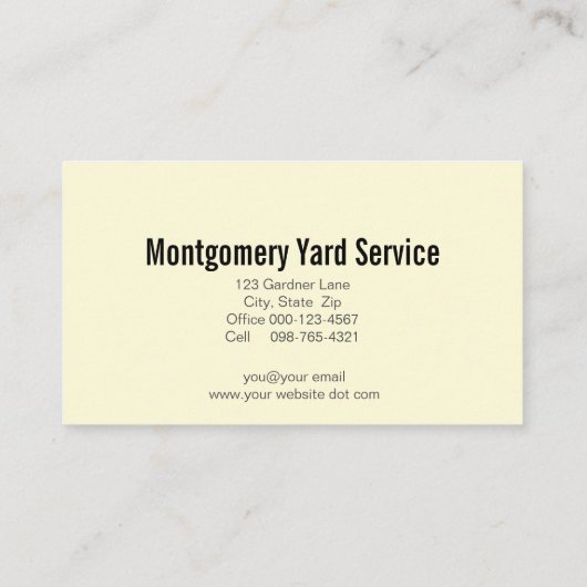 Bloemen in de  rijstveld op wielbarrog visitekaartje (Achterkant)