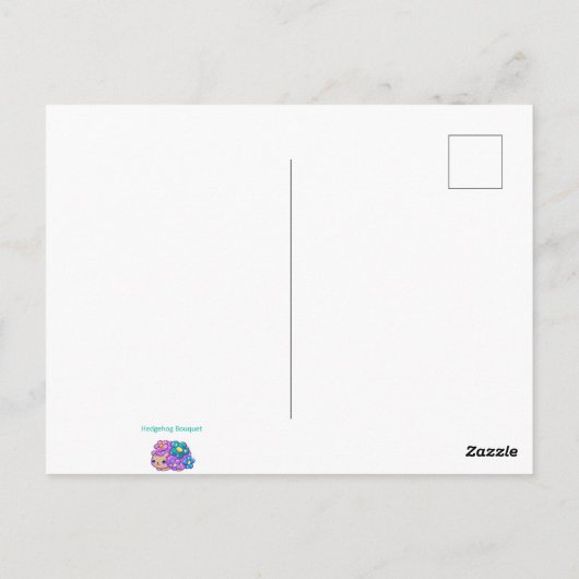 Bloemen in de ruïnes van Delphi Briefkaart (Achterkant)