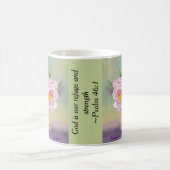 Bloemen in de Schrift van het Glas van Aanmoedigin Koffiemok (Center)